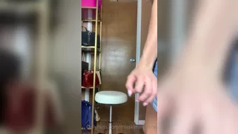 Miss Kenzie Ann, Mackenzie Thoma, misskenzieanne Busty hottie caresses shaved pussy