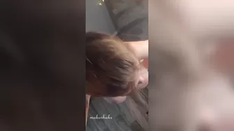 Mako, makoshakepremium, makoshake A delightful hare gently pulls the vagina