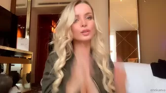 Ekaterina Enokaeva,  Hot prostitute masturbating pussy with her hand