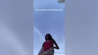 Karli Mergenthaler, karlimergenthaler Cutie in white panties