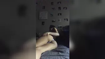 Karli Mergenthaler, karlimergenthaler Attractive bitch kneads juicy milking