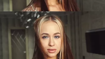 Gelya, Angelina Kuznetsova,  Cute youngster caresses nipples