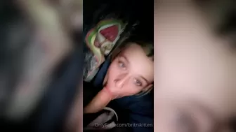 Britni Kitten, britnikitten  Cute brunette with natural tits chatting in fries