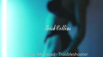 Trish Collins pornhub teasing his gap with her middle finger