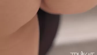 Tru Kait, trukait onlyfans Young shlendra caresses shaved cunt