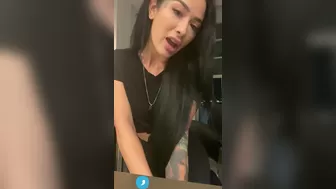 Katrina Jade onlyfans Desired nipple hammering herself with a strap-on