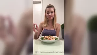 Freya Mayer, yourfreyamayer onlyfans Openwork passion fucks pussy phallus