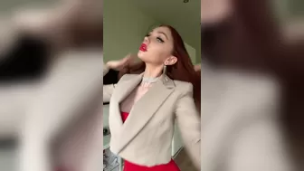 TheChantal onlyfans Busty brunette - stripped with girlfriend in french