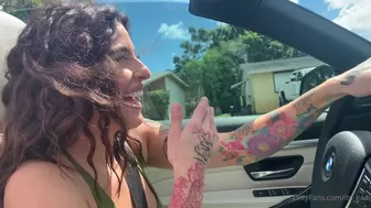 Its_Kaai Charming Shmara takes off her panties and pulls pussy