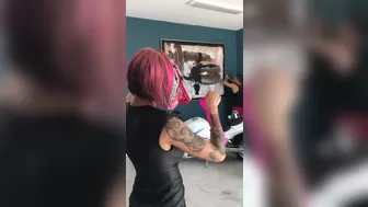 Anna Bell Peaks (AnnaBellPeaks) onlyfans Incendiary trash is engaged in double penetration