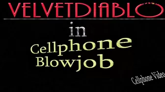 Redhead Cellphone Blowjob_VelvetDiablo69_720p