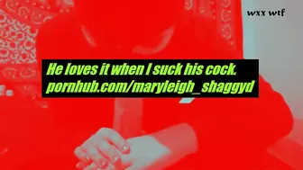 SUCKING HIS BIG COCK IN A BALACLAVA¡_maryleigh_shaggyd_720p