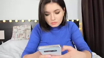 Busty_Ema chaturbate Aufnahme einer Show einer nackten kleinen Muschi