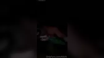 kitchi onlyfans Seductive and hot beauty pulls vagina