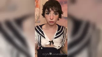 ickypeach onlyfans Busty doll caresses juicy twat