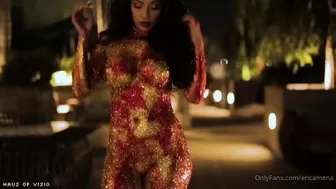 Erica Mena onlyfans Charming bitch caresses big tits