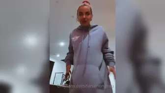 Tana Mongeau onlyfans Shy Mummy Twirling Elastic Ass