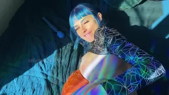 Jewelz Blu aka jewelzblu onlyfans Chaturbate slut jumping on a fat toy