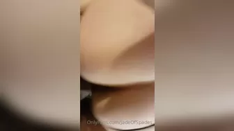 JadeOfSpades onlyfans Shy bitch masturbates recklessly wet pink hole