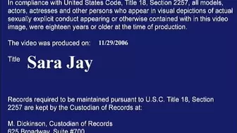 Sara Jay onlyfans Verspielte Blondine fickt mit einem Gl