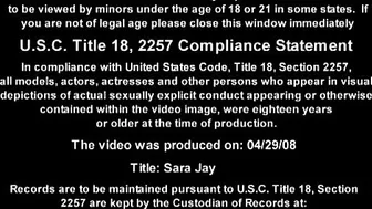 Sara Jay onlyfans Exquisite girl fucks himself dildo