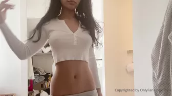 Jasminx onlyfans Red-haired schoolgirl caresses shaved cunt