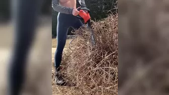 Jane Lucier onlyfans Drilling show with scrawny MILF