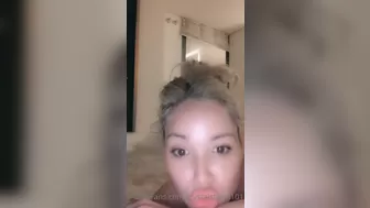 Crystal Storm onlyfans scrawny redhead babe plays with a big toy