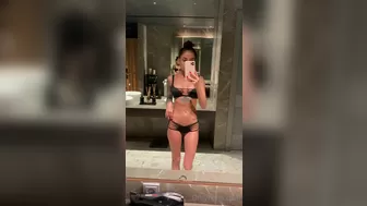 Anastasia Orlova aka Nessa Orlova onlyfans Busty couch in stockings pulls wet pink hole