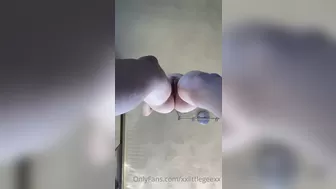 xxlittlegeexx onlyfans Gorgeous bitch caresses big boobs