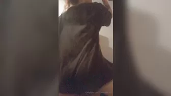 Sabrina Raven onlyfans Enchanting young lady exposes hanging breasts