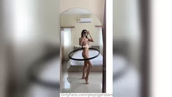 Ploy Tigerstam aka ploytigerstam onlyfans Juicy slut gets fucked by strap-on
