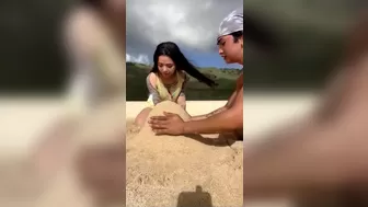 Bella Poarch aka bllapoarch onlyfans Flawless babe happily kneads huge tits