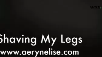 Watch me Cum, Moan, and Shake after I Shave my Legs¡_AerynGasm_720p