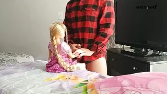 Watching Handjob Masturbation Turns into Flexing and Fucking_TheRareRabbit_720p