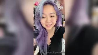 Harriet Sugarcookie onlyfans Crazy Quin jerks off anus and massages pussy