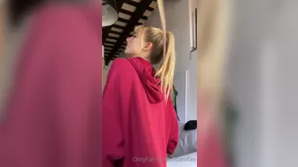 Danifae Graceful female admires beautiful tits