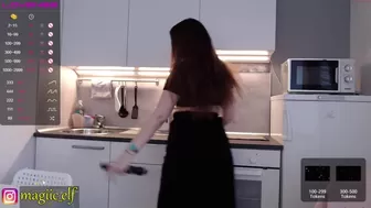 magic_elf chaturbate Erotic gymnast effectively changes poses