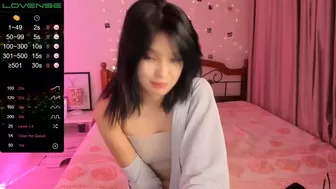 aisneon chaturbate  fucks herself with black dildo