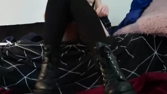 ManyVids NaughtyNini Cute little doll caresses big boobs