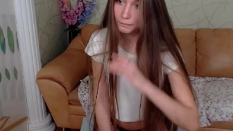 ambertan1 myfreecams Slim blonde strips and masturbates