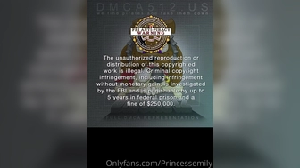 Princess Emily aka princessemily onlyfans  caresses shaved pussy