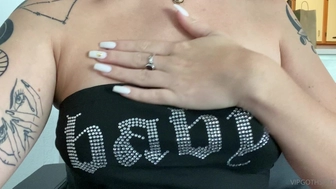 Anastasiagoth onlyfans Cute brunette sucking dick