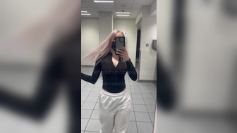 Zarax Yasmine aka zaraxyazmin onlyfans  caresses his tits