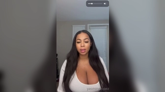 YasmineLopez Tape 5 ???????? Cute babe caresses shaved cunt