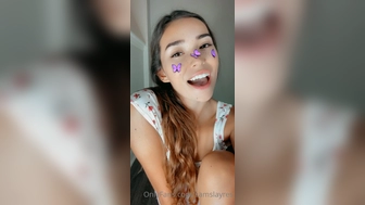 Sam Hickelspoon aka samslayres onlyfans Hottie Masturbates Shaved Cunt