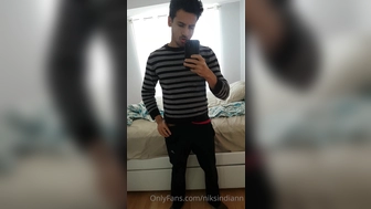 niksindiann onlyfans Appetizing model fucks herself with a phallus