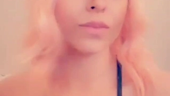 models101 onlyfans Skinny bitch straddled phallus