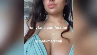 matti maroni onlyfans Luscious Kralia rubs boobs with oil