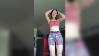 Jade Love aka jade.love onlyfans Painted bitch gently pulls pussy